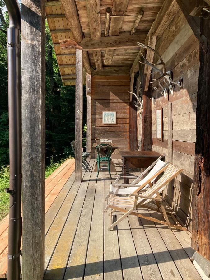Charmante Gaestewohnung In Altem Bauernhaus In Alpiner Alleinlage Stanz Im Murztal ภายนอก รูปภาพ