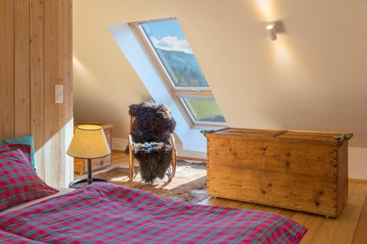 Charmante Gaestewohnung In Altem Bauernhaus In Alpiner Alleinlage Stanz Im Murztal ภายนอก รูปภาพ