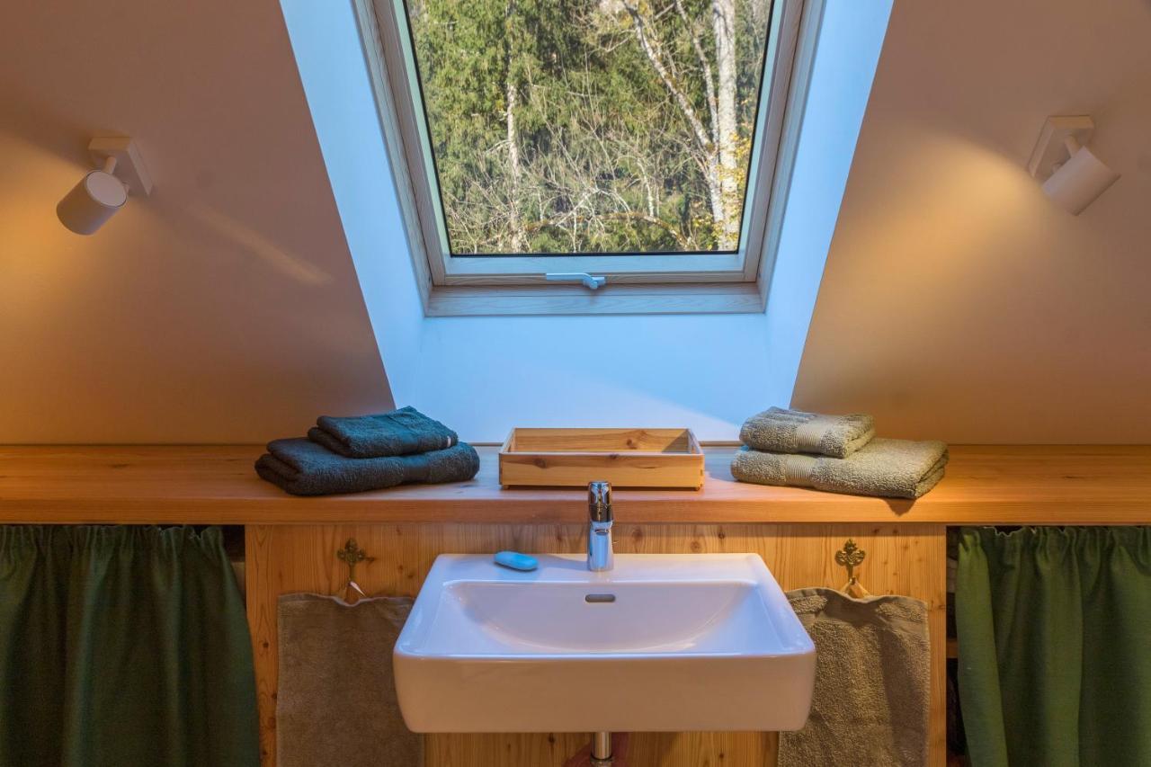 Charmante Gaestewohnung In Altem Bauernhaus In Alpiner Alleinlage Stanz Im Murztal ภายนอก รูปภาพ
